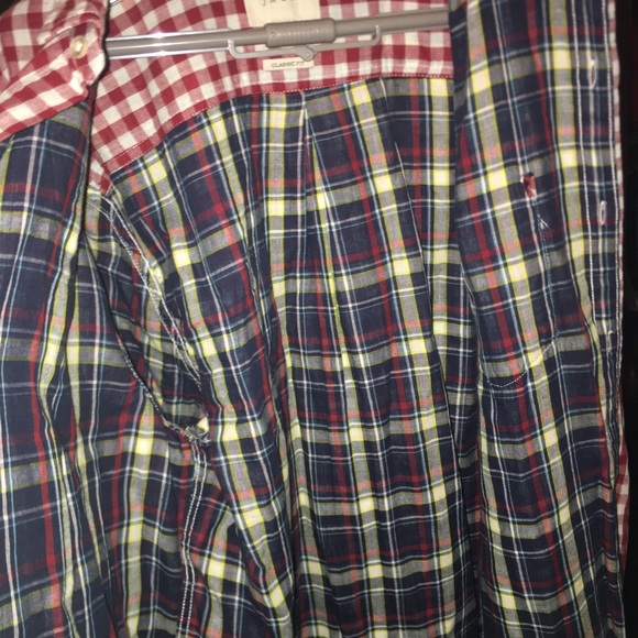 Gingham button down men’s Jach’s shirt size L - Picture 5 of 5
